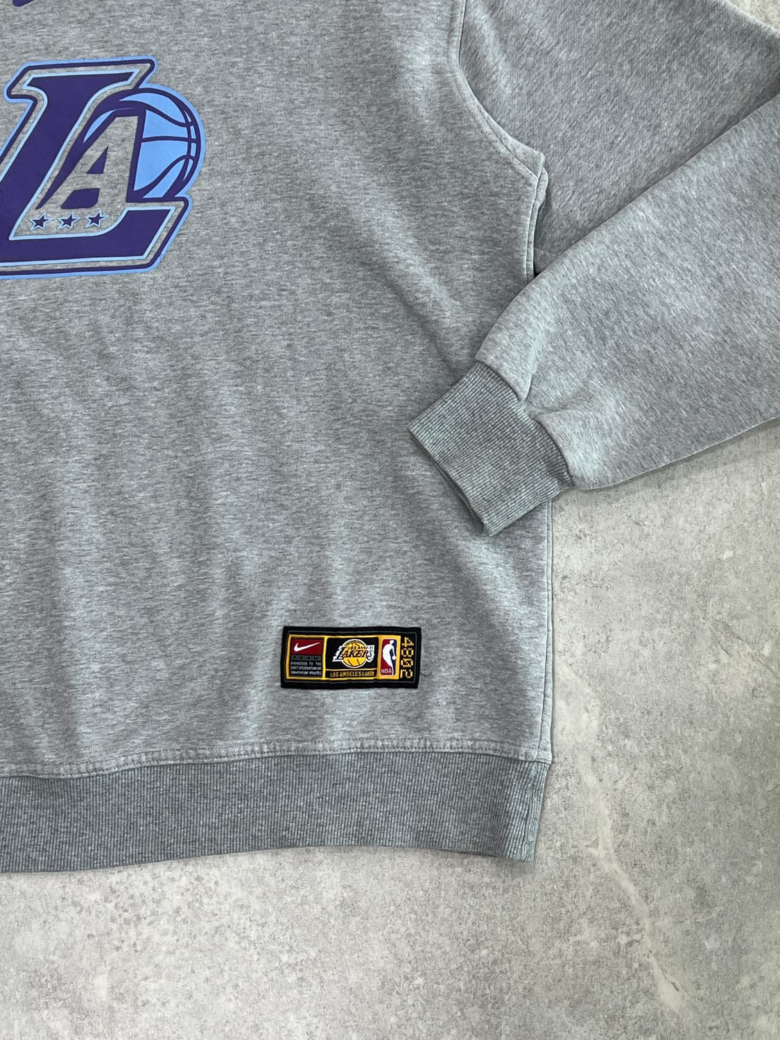 90s 나이키 조던 LA 레이커스 스웻셔츠 XL 상품이미지3