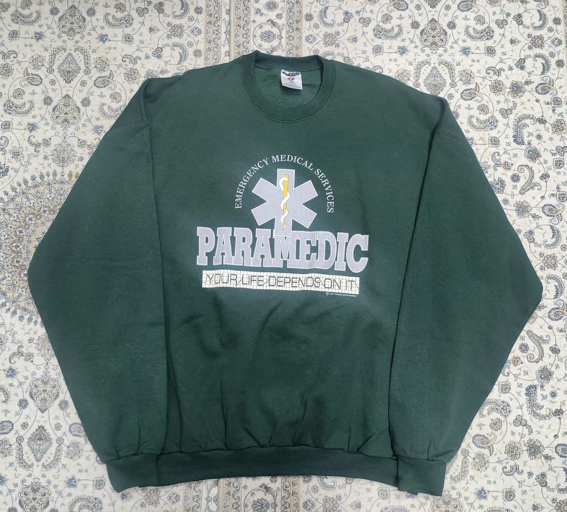 JERZEES 파라메딕 프린팅 맨투맨 3XL 상품이미지1