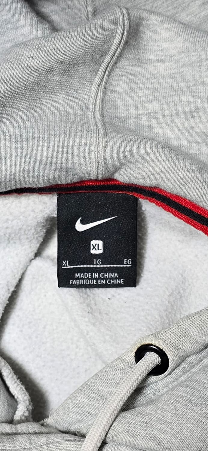 나이키 회색 루즈핏 후드티 XL 상품이미지3