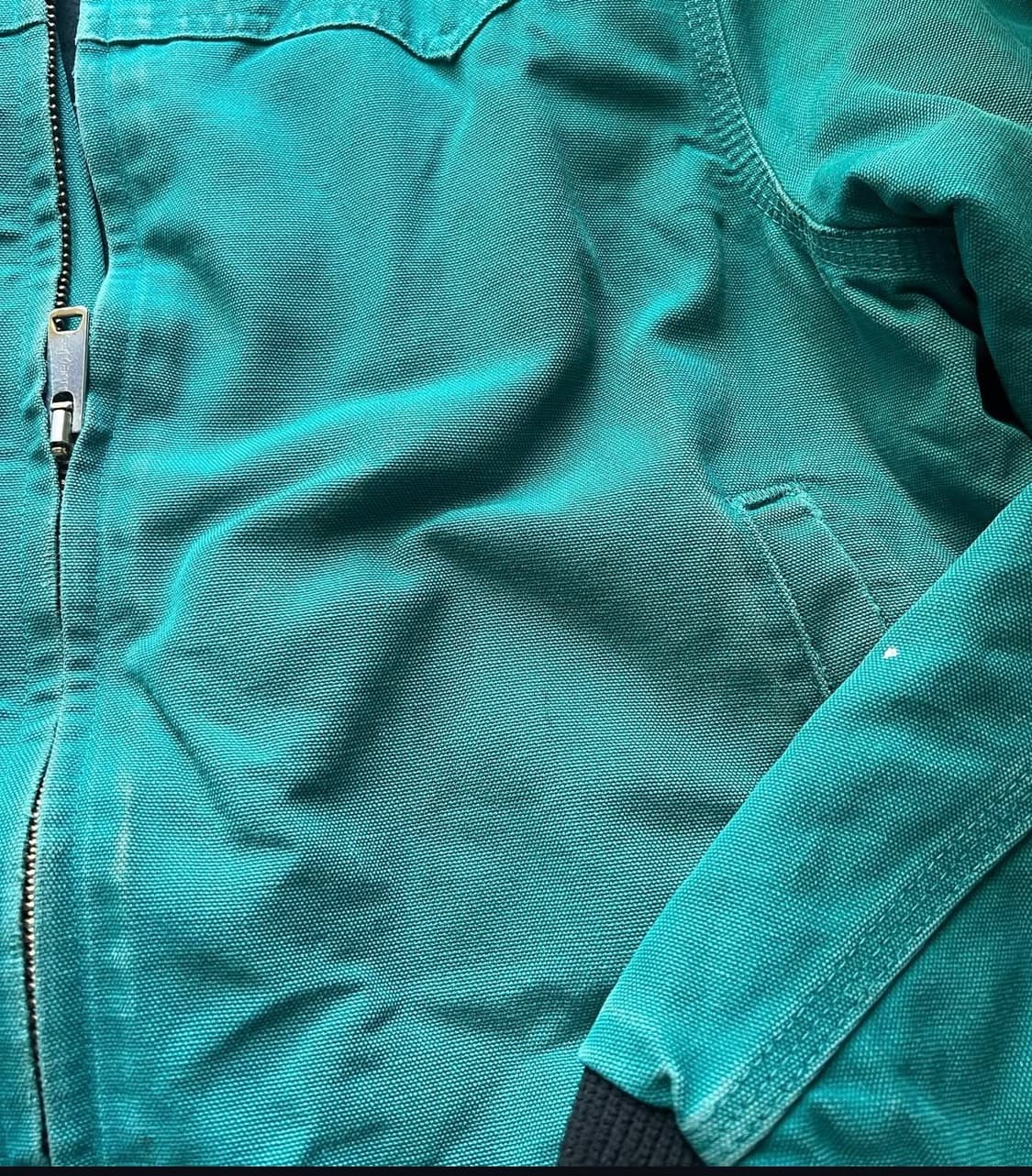 1990년대 빈티지 Carhartt SANTA FE 재킷 아쿠아 블루! 상품이미지4