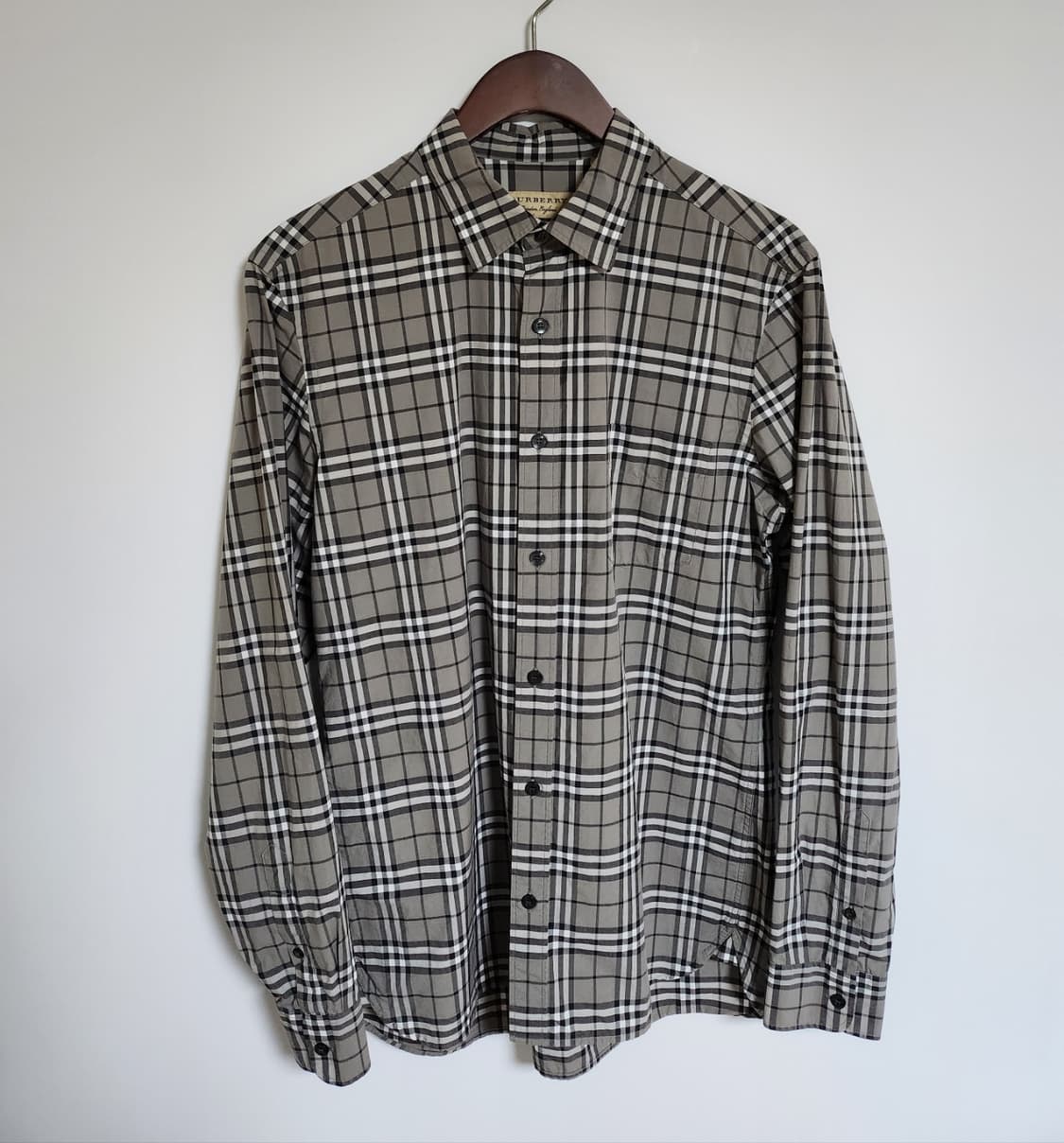 M 버버리 런던 빈티지 체크 코튼 남성 셔츠 8004207 상품이미지1