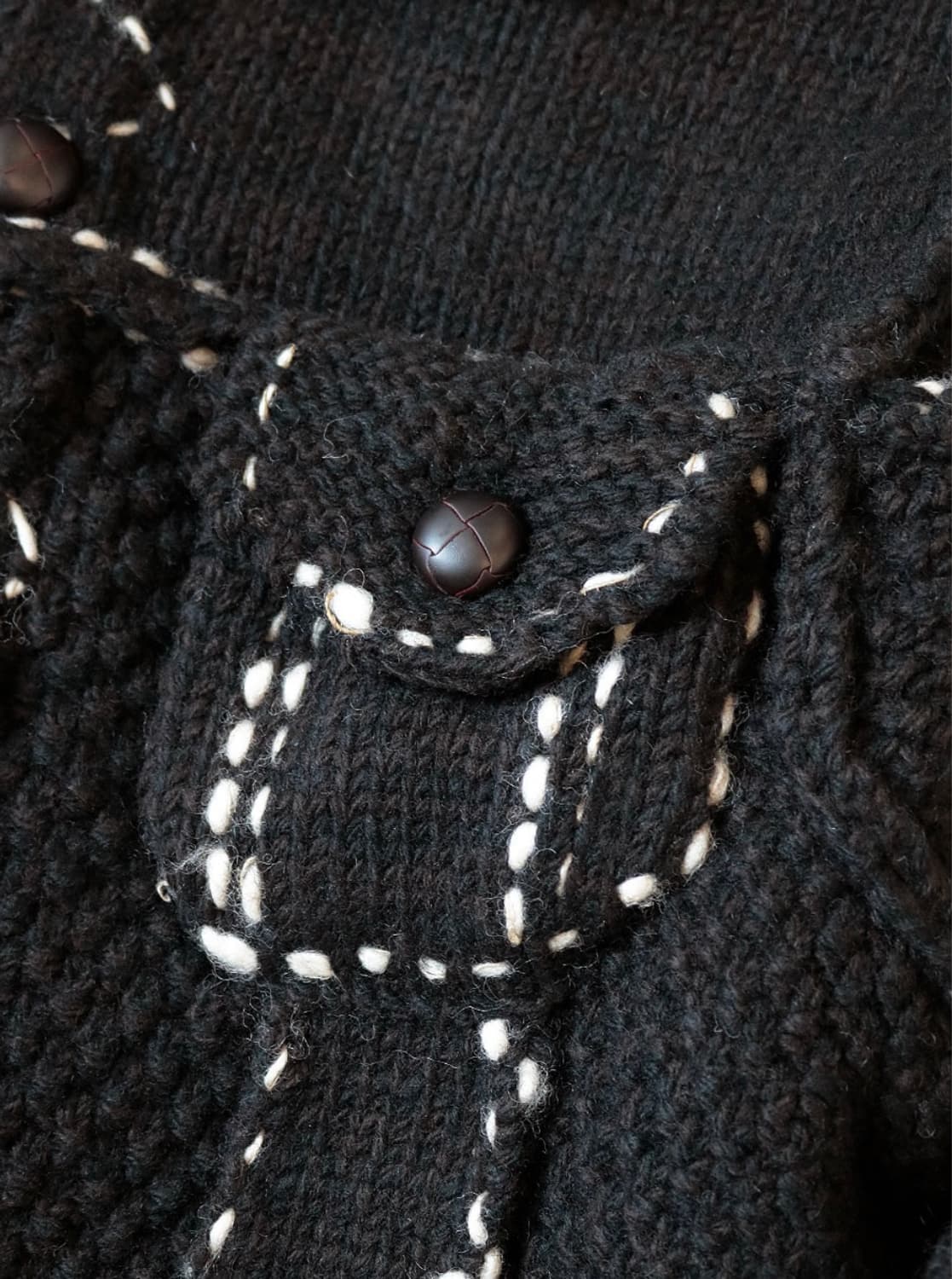 (OS) 캐피탈 울 핸드니트 코위찬 상품이미지8