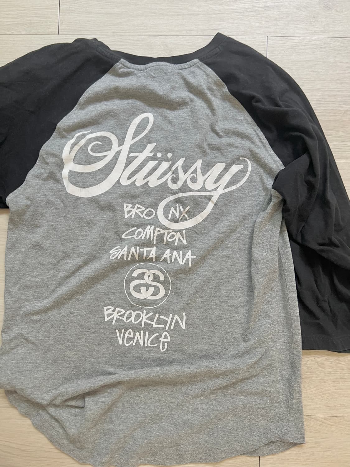 Stussy raglan tshirt 상품이미지2