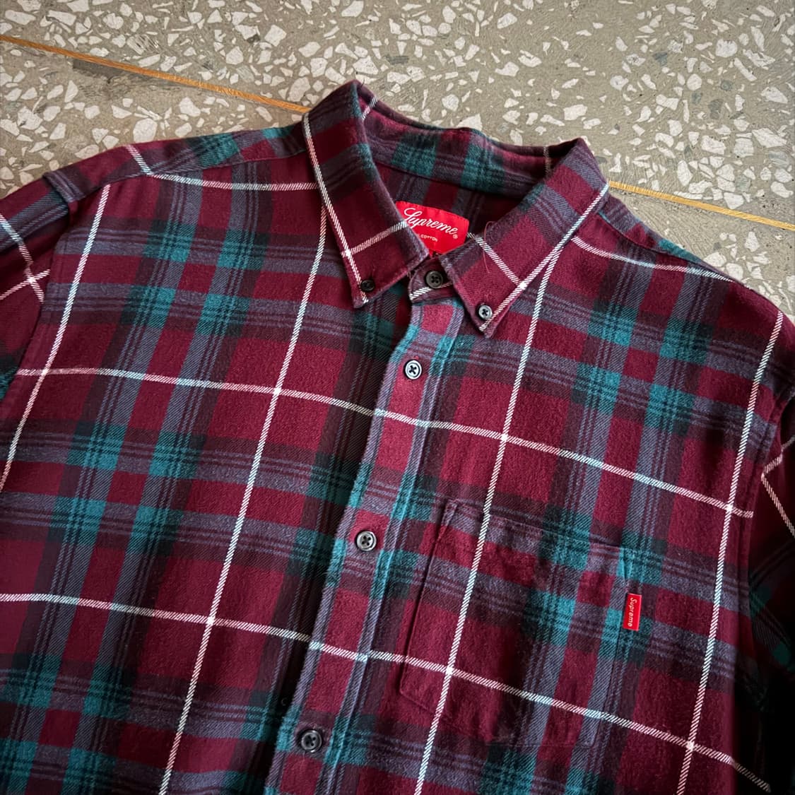 슈프림 플란넬 체크 셔츠 상품이미지3