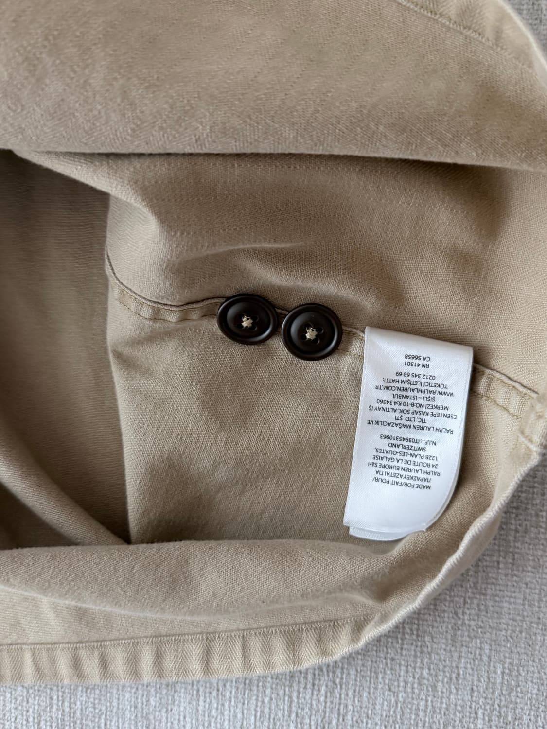 폴로 랄프로렌 트윌 셔츠 자켓 클래식 XL 상품이미지5