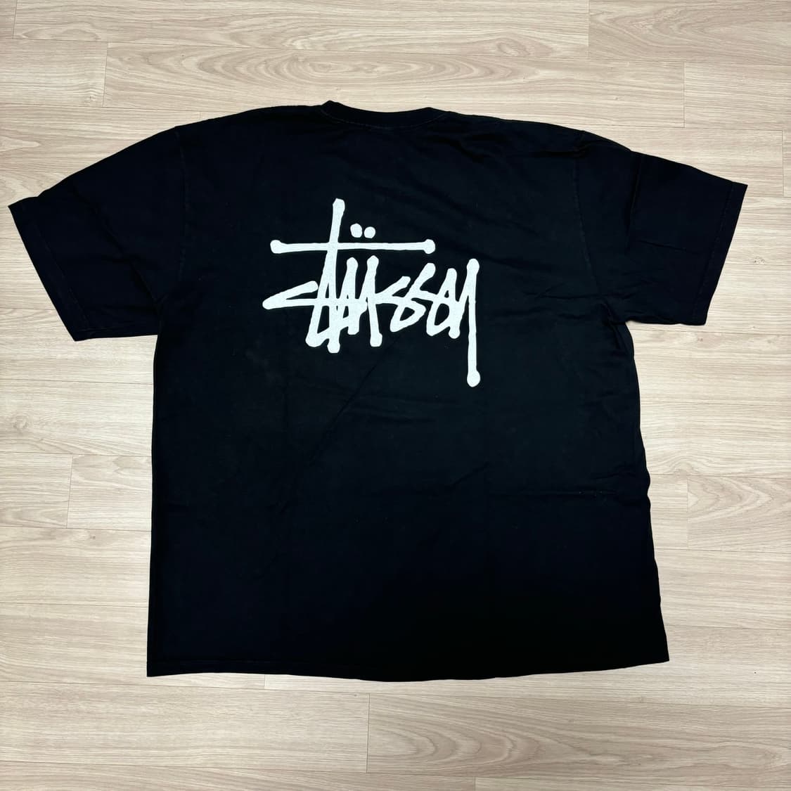 스투시 베이직 로고 반팔 티셔츠 Black (XL) 상품이미지7