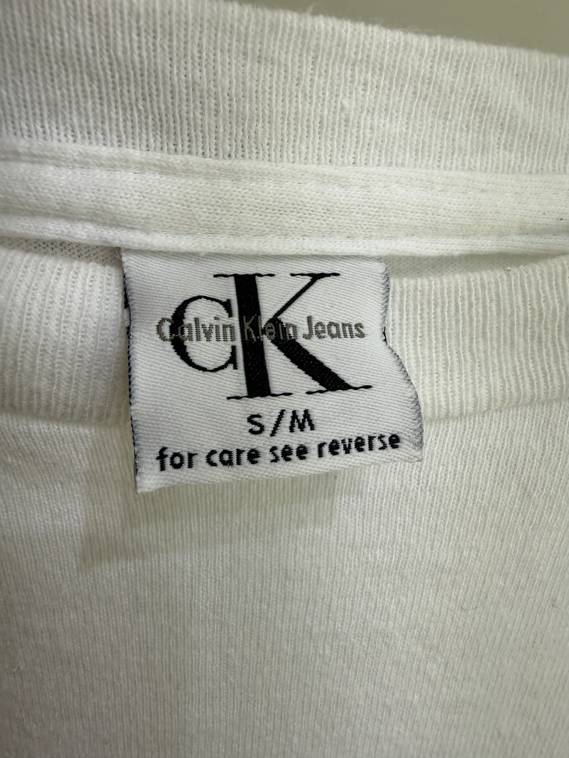 90's CALVIN KLEIN (Made in USA) 반팔티셔츠  상품이미지6