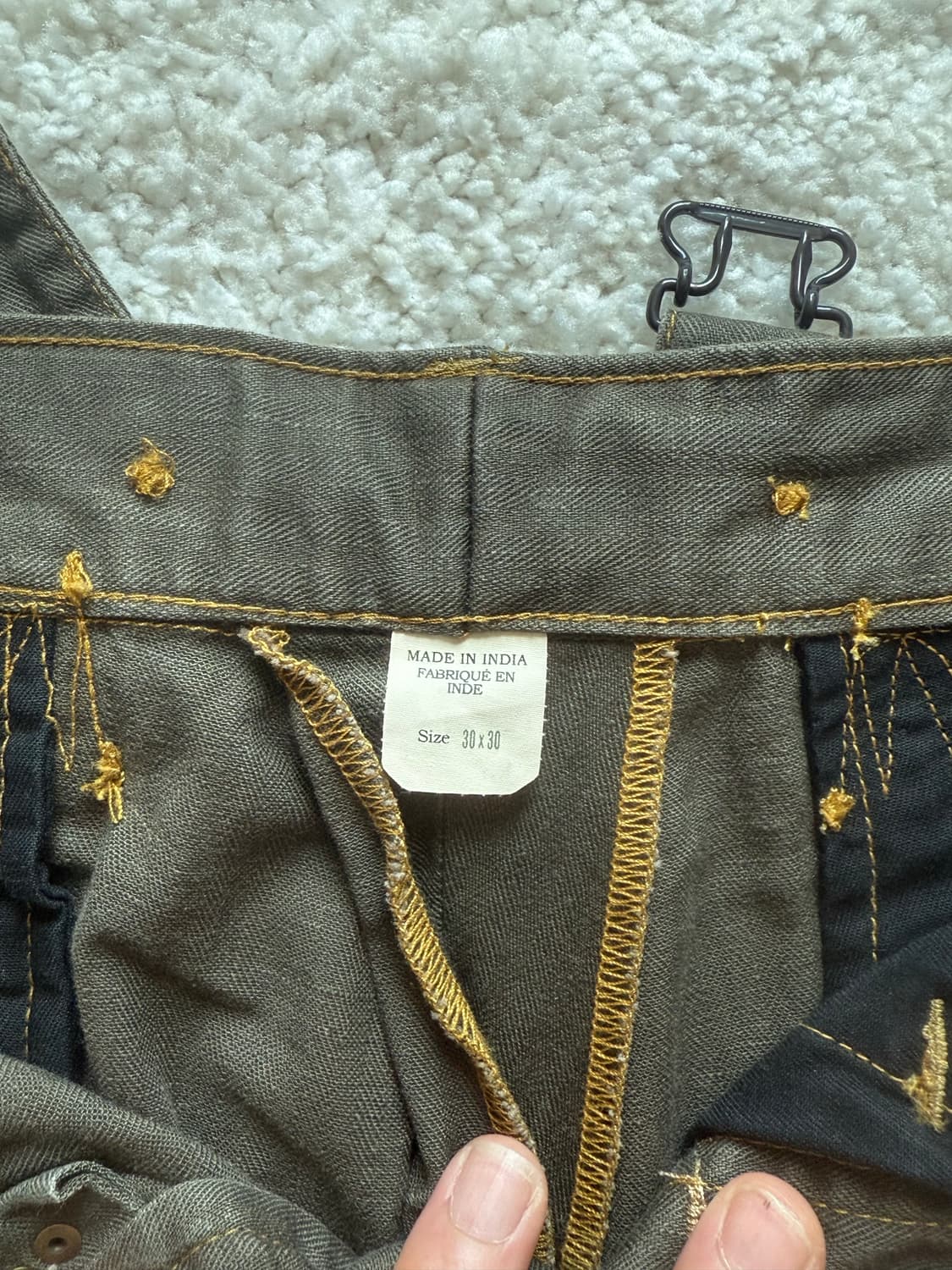Rrl 오피서 린넨 헤링본 팬츠 상품이미지6