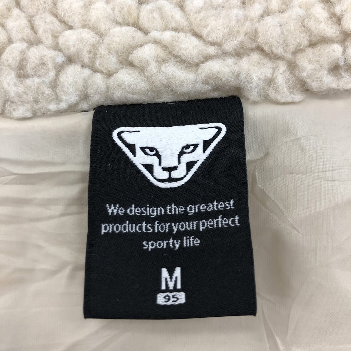 다이나핏 패치로고 양털 플리스점퍼 M 상품이미지5