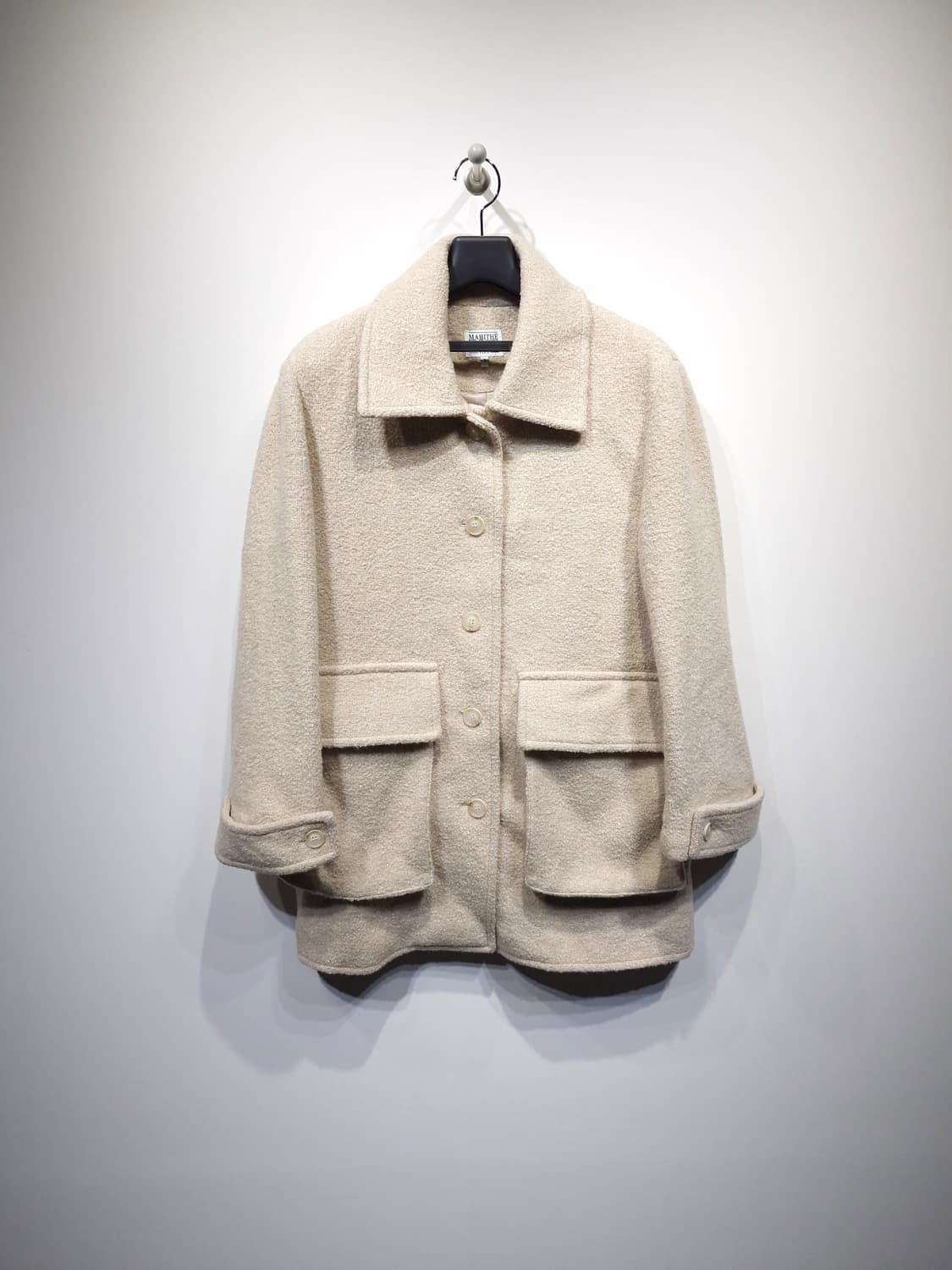 [마리떼프랑소와저버]플러피 울 하프코트 상품이미지3