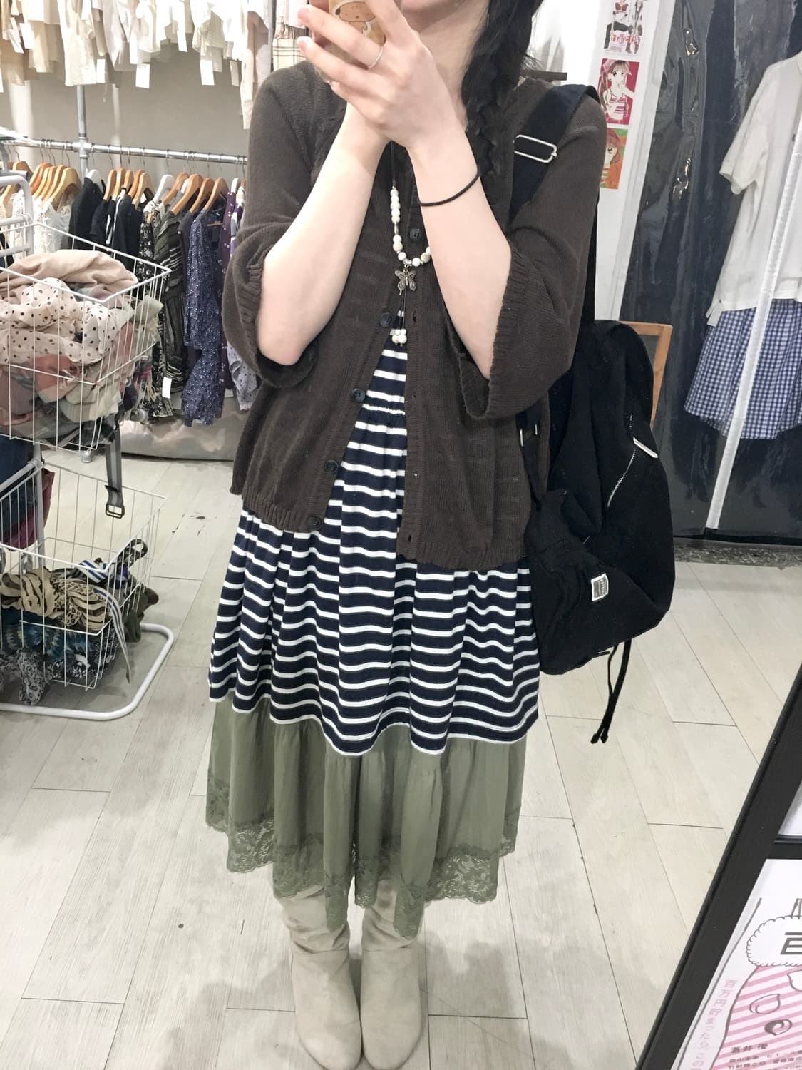 ⭐️단 3일만 할인⭐️mellow lace skirt (khaki) 상품이미지10