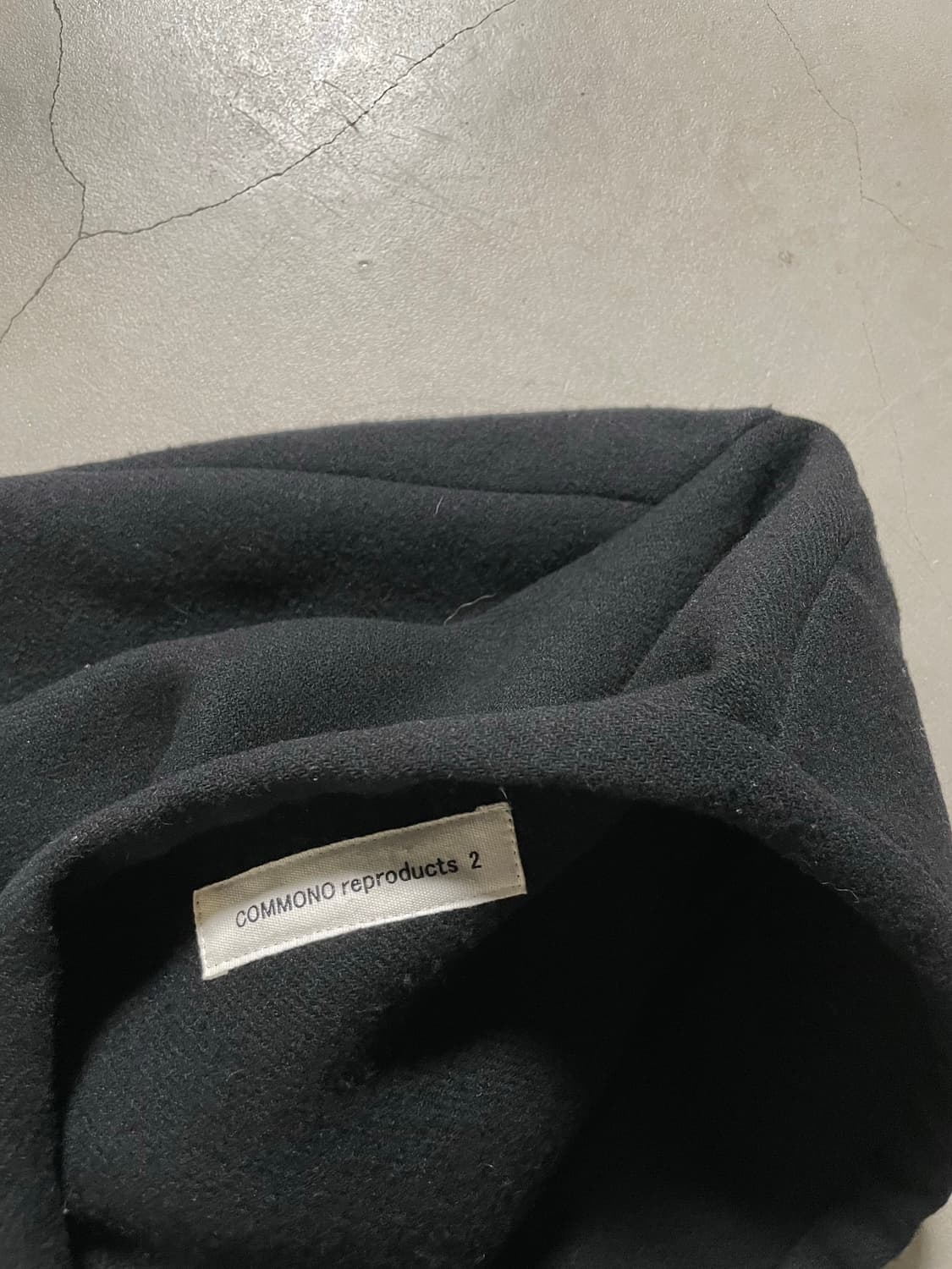 코모노리 리프로덕츠 Wool Double Over Coat 상품이미지2