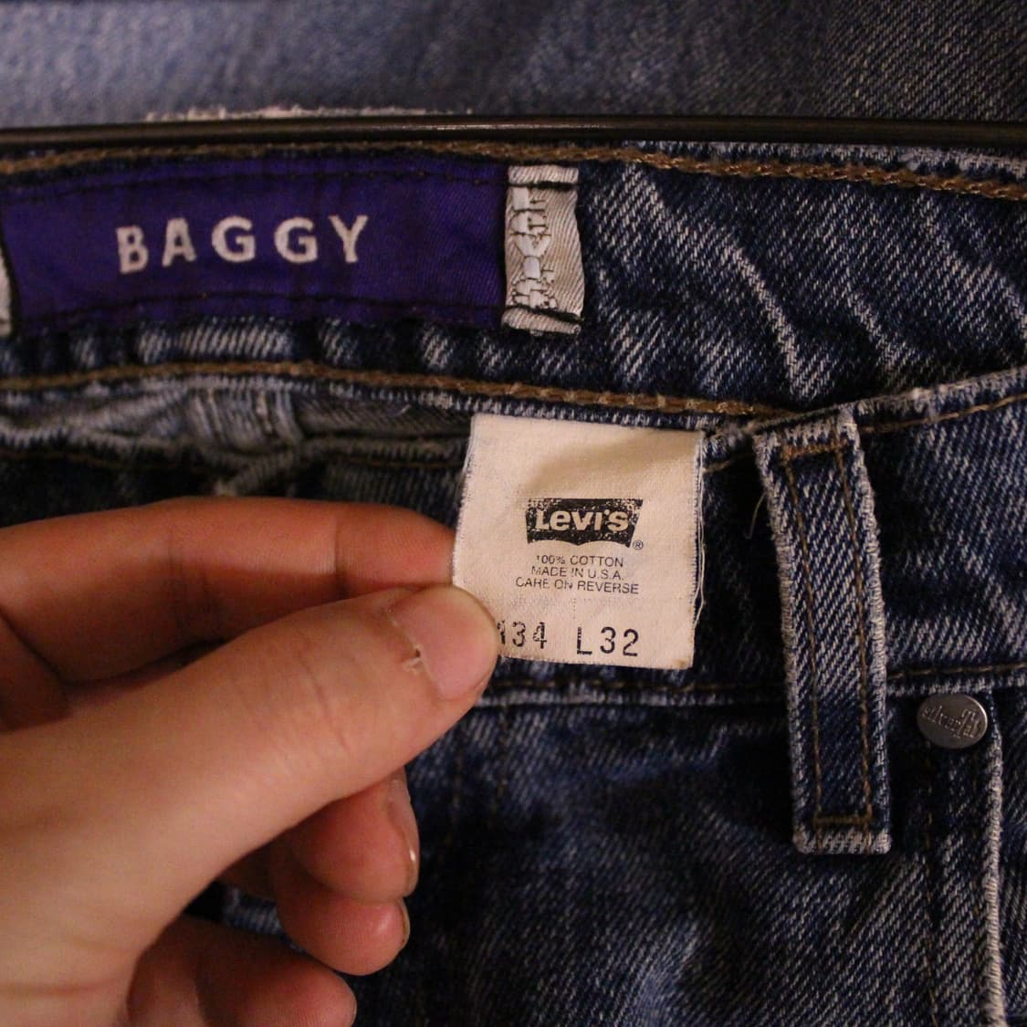 90s USA Levis SilverTab Baggy Fit 상품이미지8