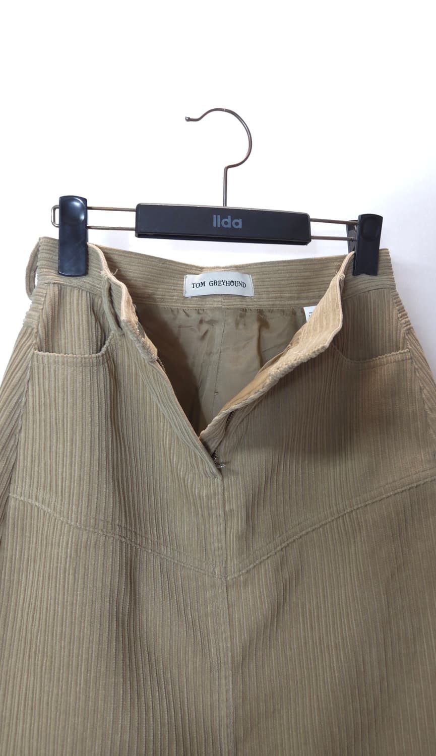 한섬 톰그레이하운드 코듀로이 A라인 롱스커트 S사이즈 상품이미지2