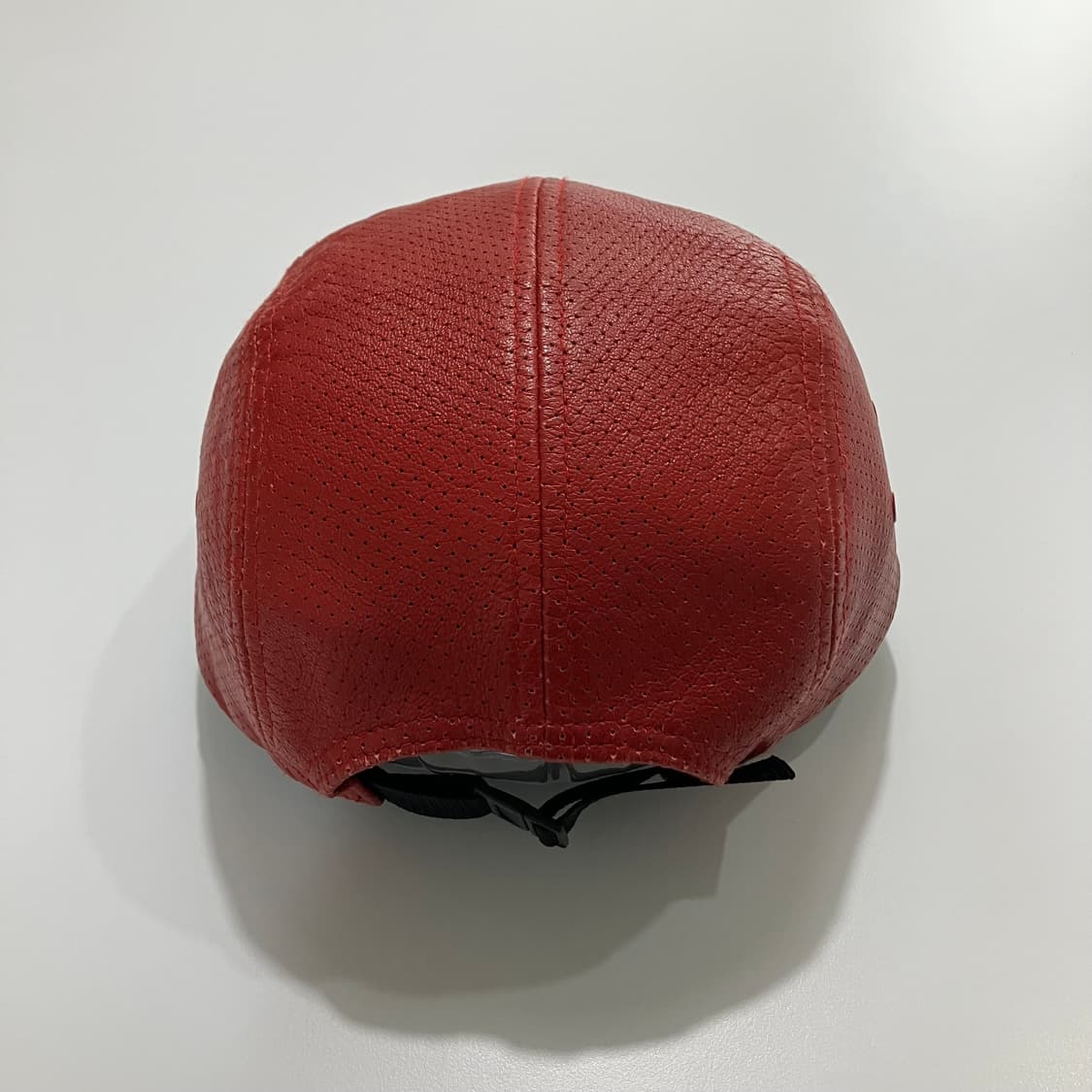 [Supreme] 14ss 슈프림 레더 캠프캡 레드 상품이미지4