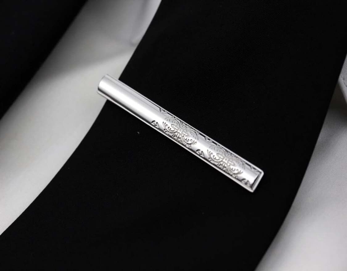 캐서린 햄넷 A+등급 6cm 남자 명품 넥타이핀 빈티지 상품이미지7