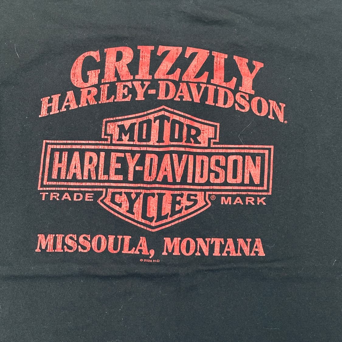 USA 할리 데이비슨 그래픽 반팔 튜블라 티셔츠 L 상품이미지4