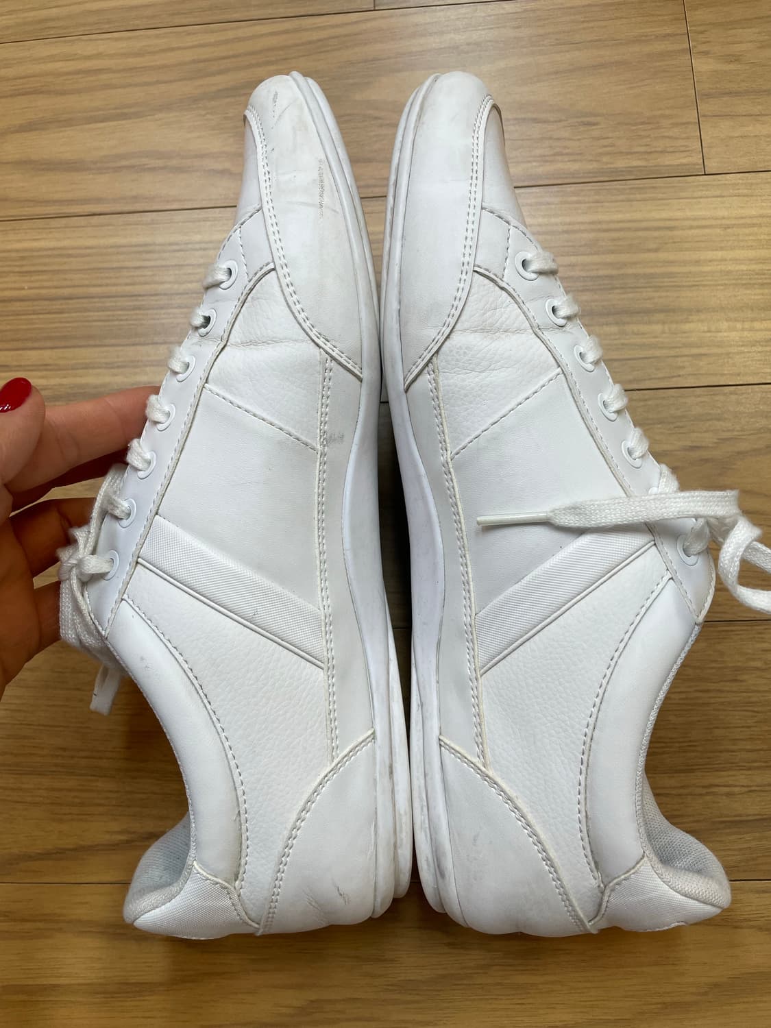 라코스테 흰색 스니커즈270mm 상품이미지4