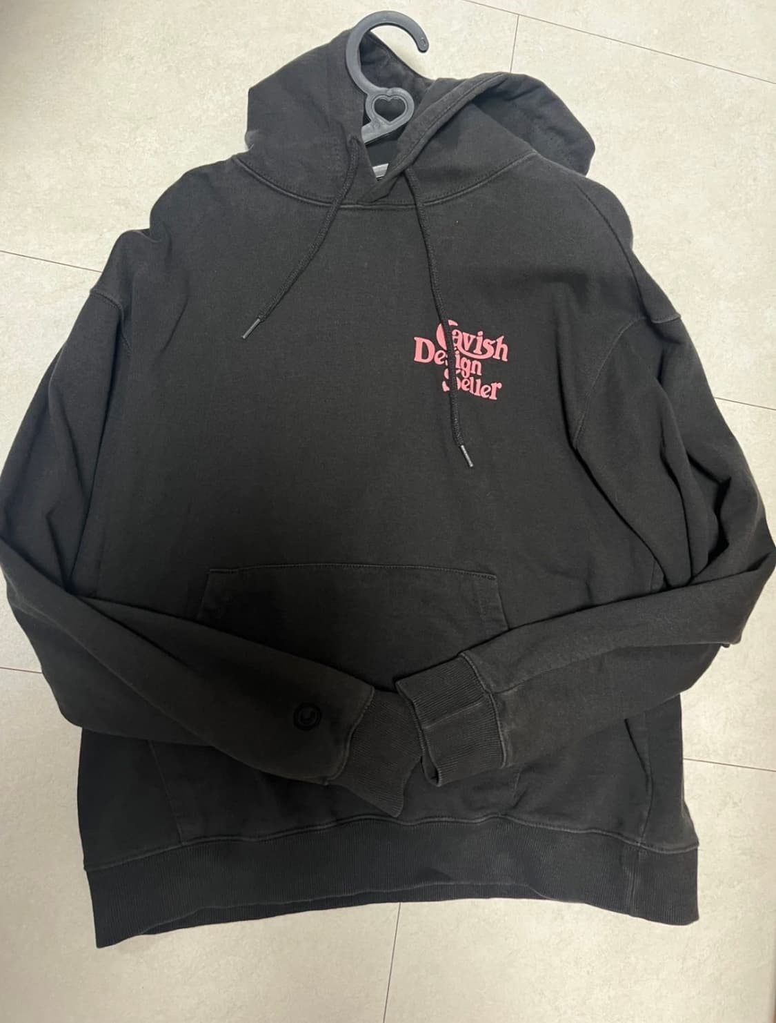 카비시 후드티 차콜 S 상품이미지1