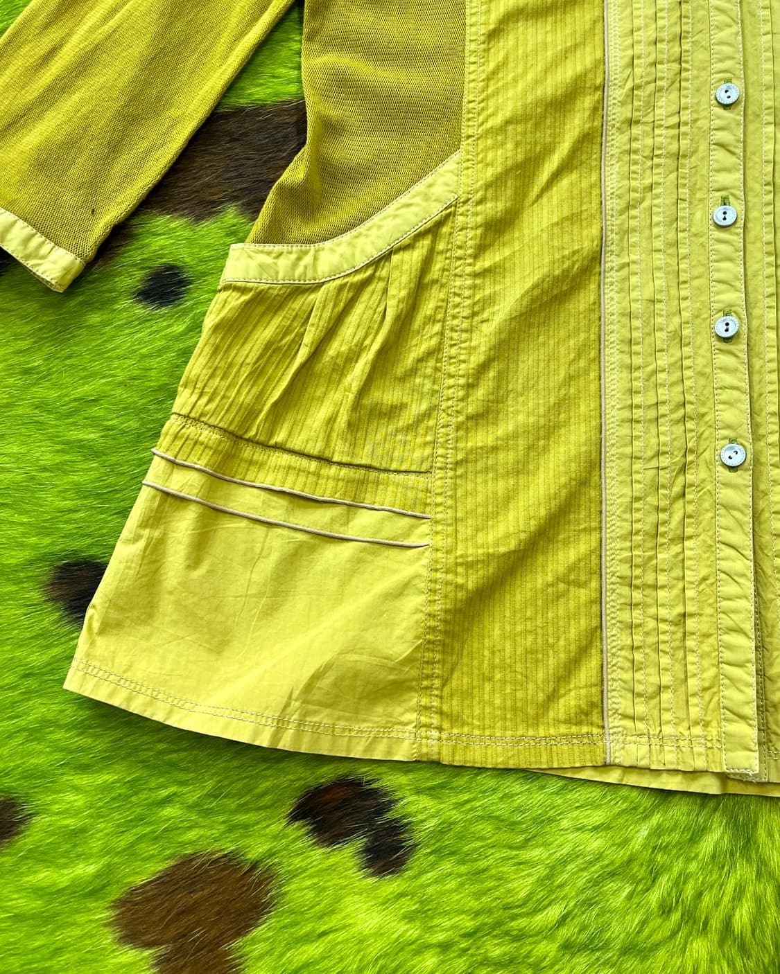 KANSAI BIS Mixed Pleats High-Neck Jacket 상품이미지7