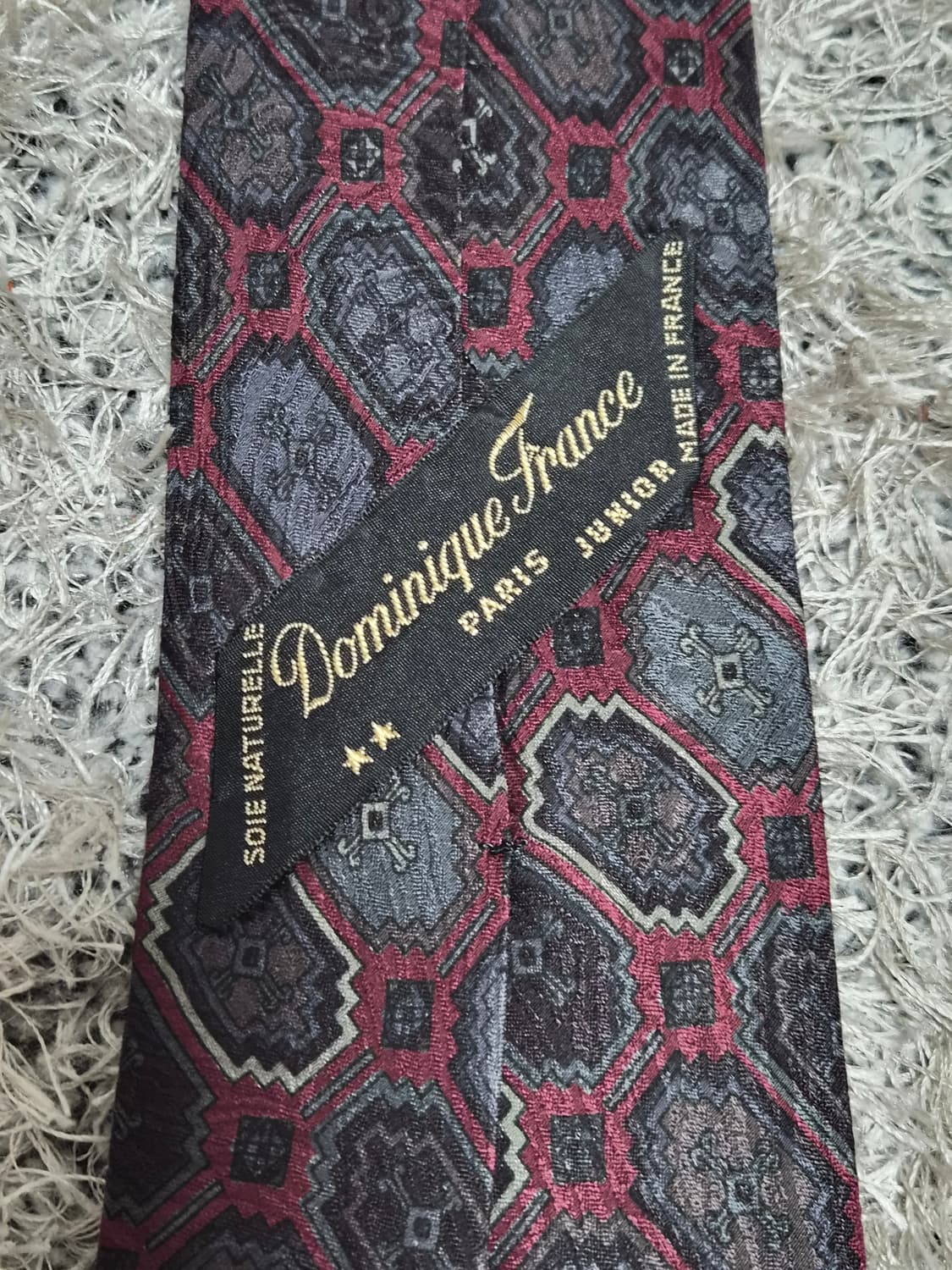도미니크프랑스 빈티지 페이즐리 패턴 넥타이 Free - N41 상품이미지3