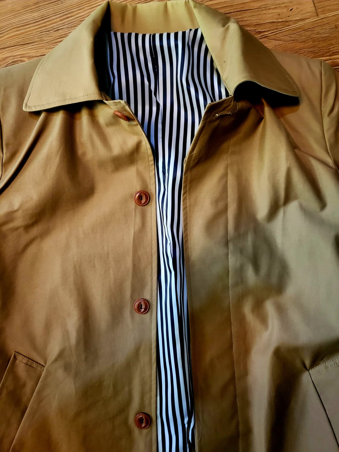 [미사용 새상품] 프랭키뉴욕 베이지 트랜치코트 상품이미지7