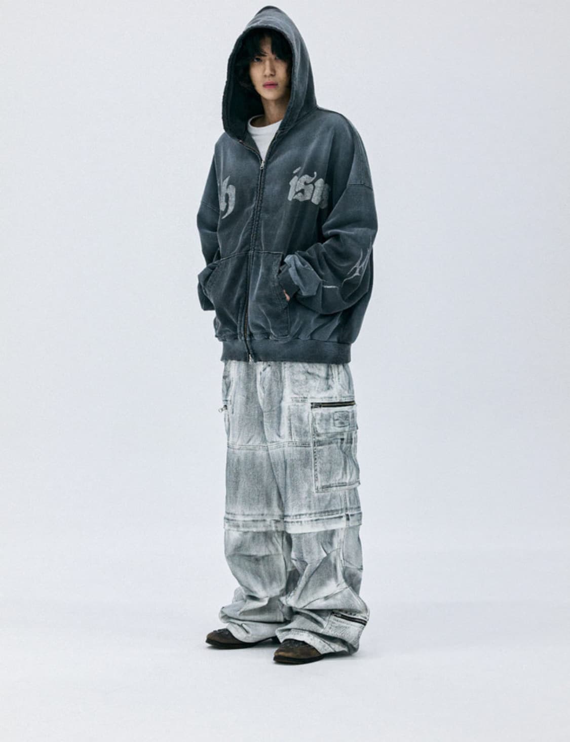 BIG COMBAT CARGO PANTS, DIRTY CREAM 상품이미지1