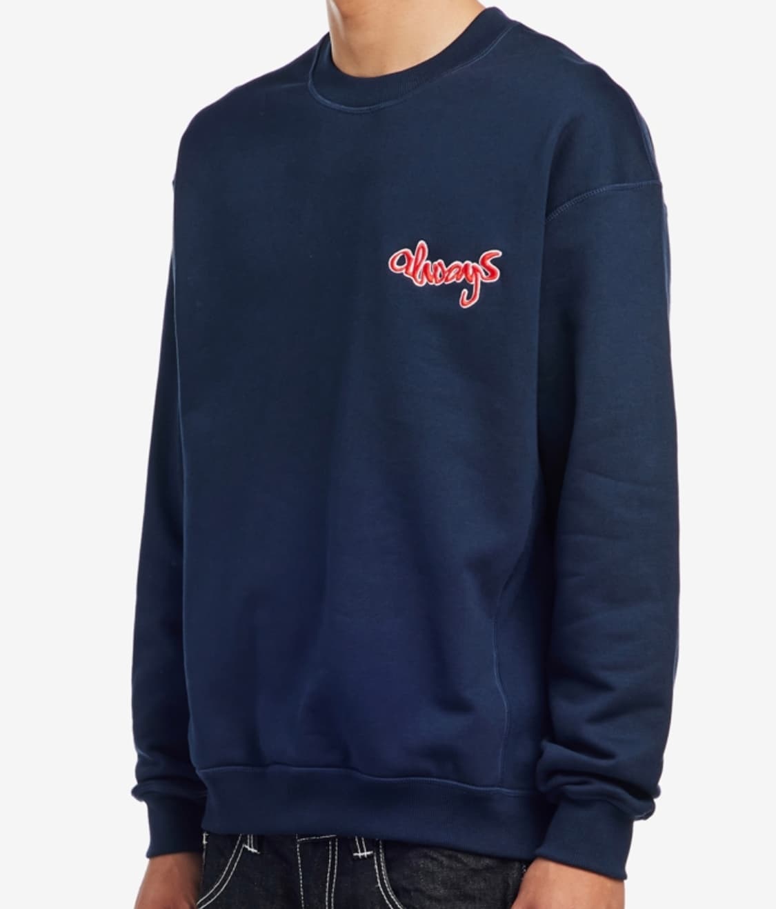 always do what you should do 네이비 맨투맨 상품이미지2