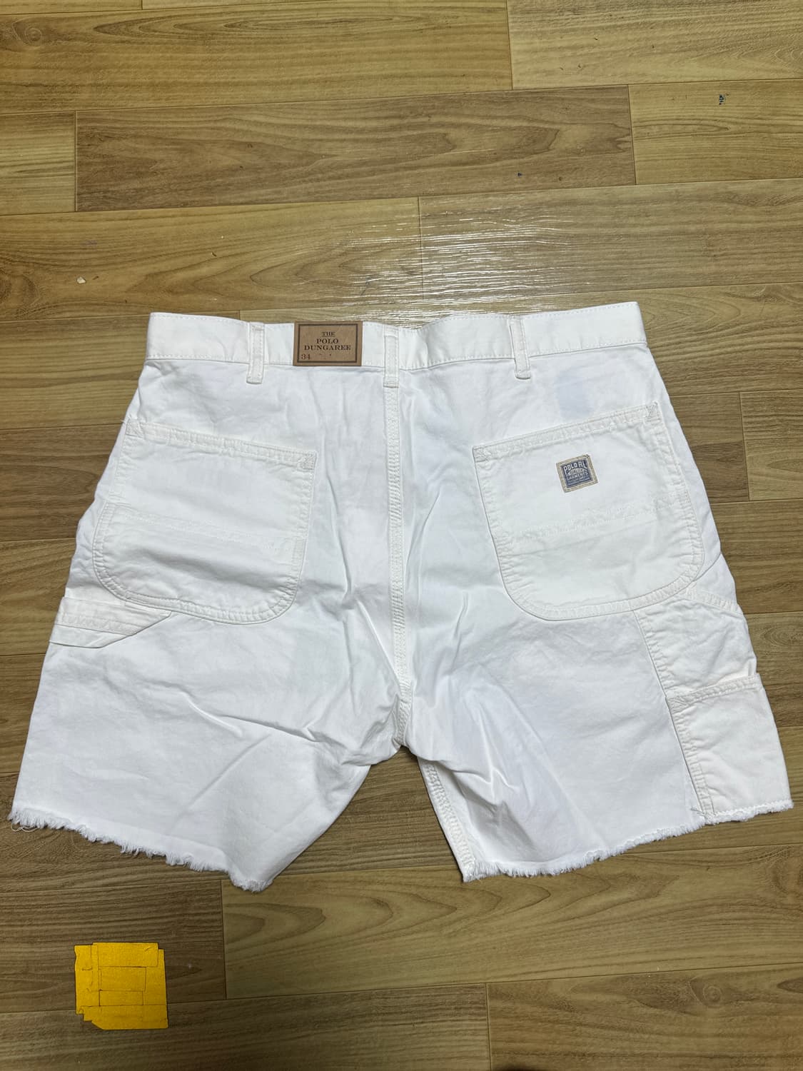 폴로 16.5cm 덩거리핏 트윌 쇼트 - 화이트 상품이미지6