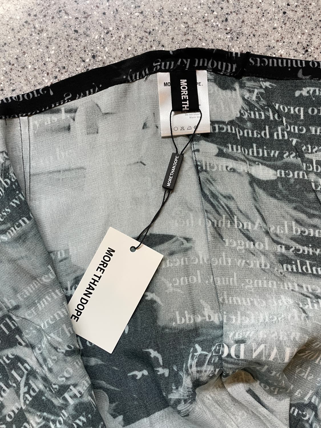 MORE THAN DOPE 랩스커트 상품이미지5