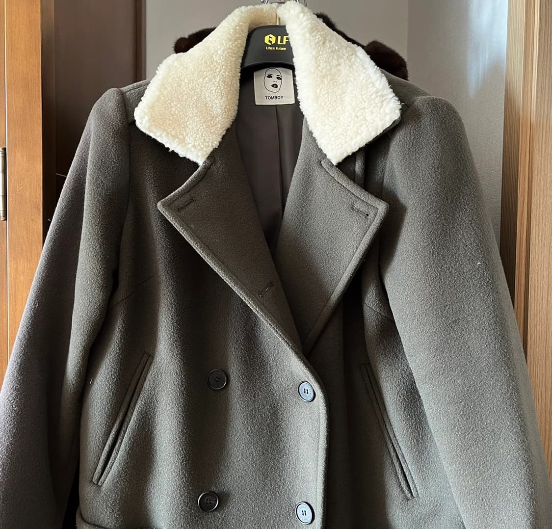 [Syudio Tomboy]스튜디오톰보이 카키브라운 롱코트 상품이미지3