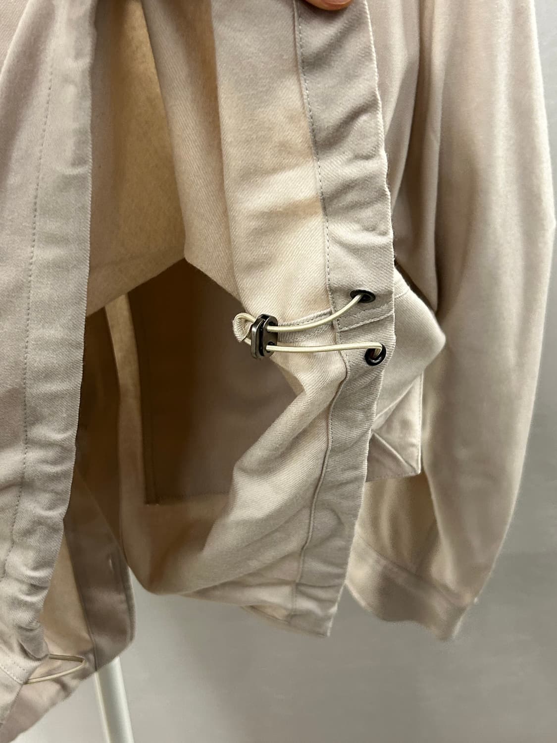 TIME 타임 베이지 포켓 셔츠형 자켓 상품이미지6