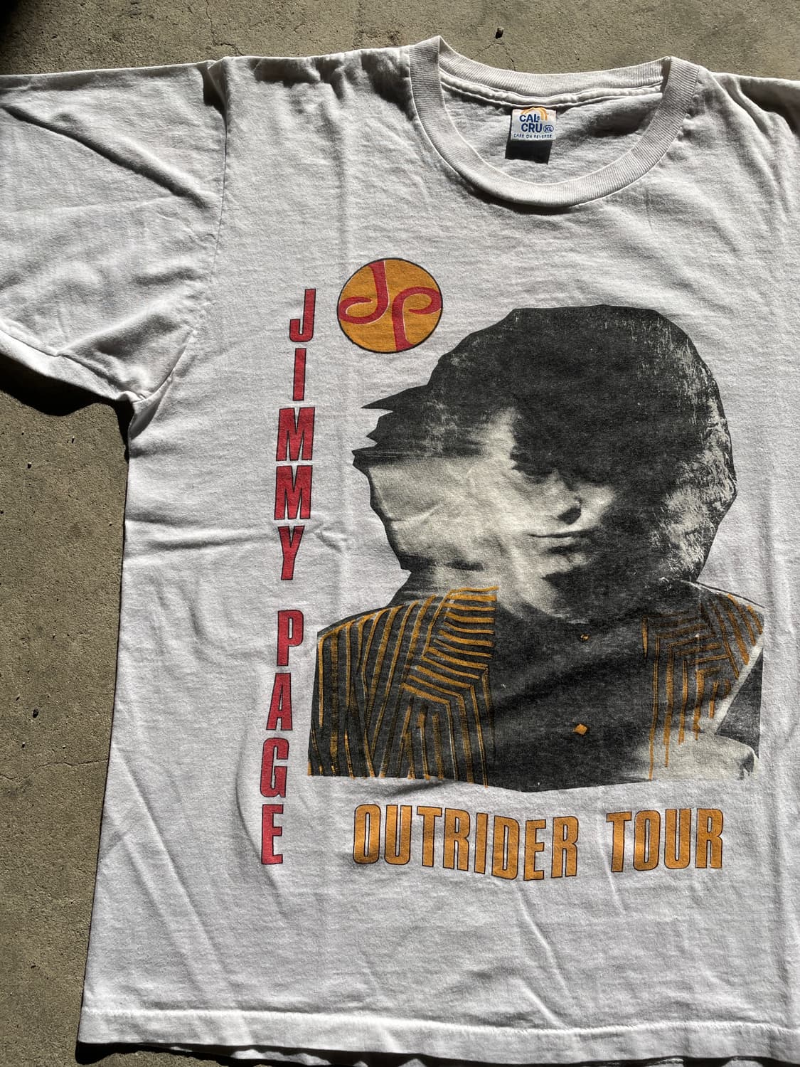 80s Led Zeppelin Jimmy Page Tour Shirt 상품이미지4