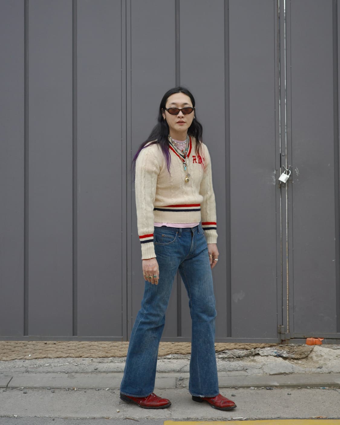 40s Wilson 프레피 크리켓 니트 상품이미지8