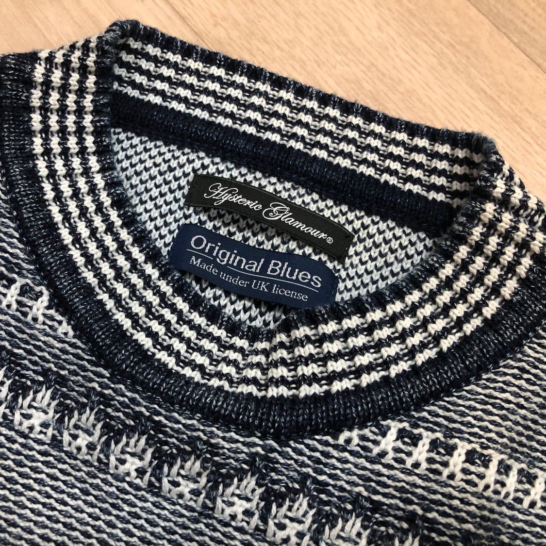 히스테릭글래머 오리지널블루스 히스베어 니트 상품이미지3