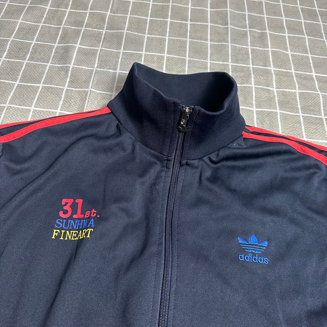 아디다스 빈티지 삼선 트랙탑 져지 L 상품이미지3