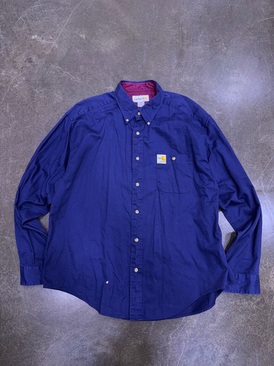 칼하트 리메이크 캐쥬얼 네이비 긴팔 셔츠 남방 XL 상품이미지1