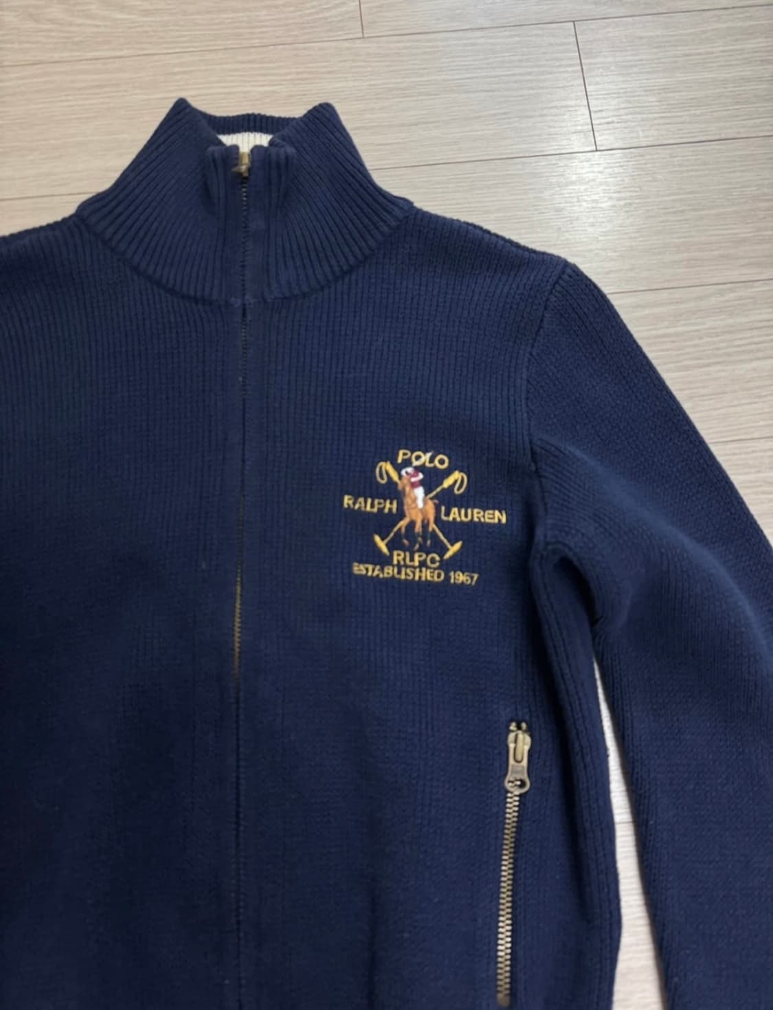 폴로 랄프로렌 니트 집업 상품이미지2