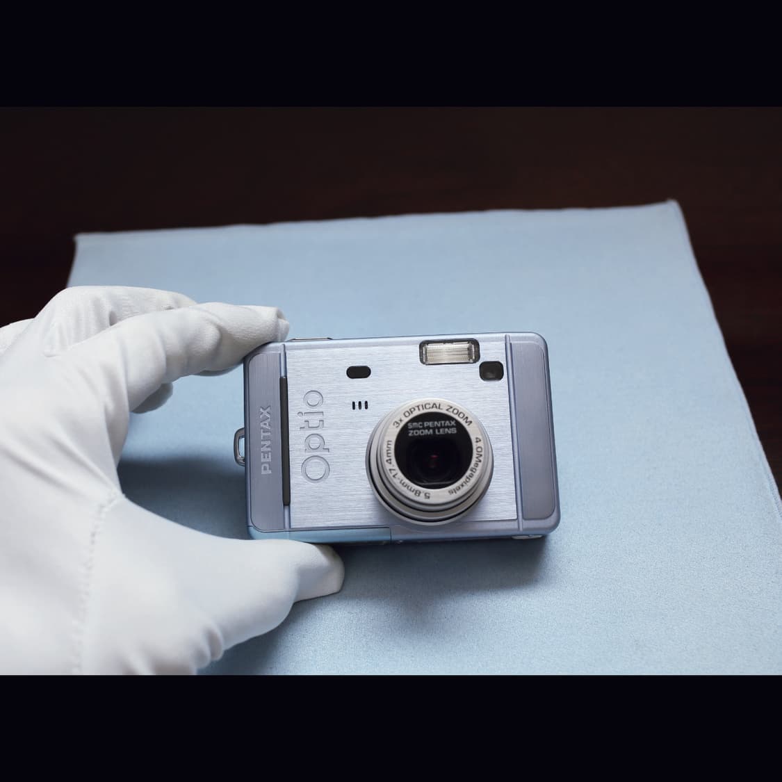 레어<민트급><키키디카> 펜탁스 옵티오 S40 블루 빈티지 디카 상품이미지8