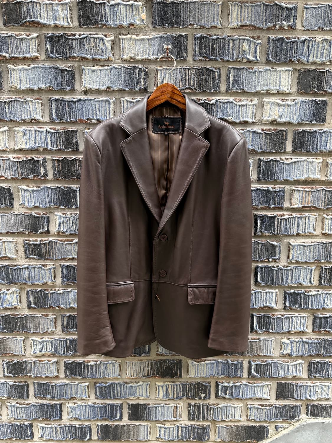 90s 양가죽 블레이저 투버튼 상품이미지1