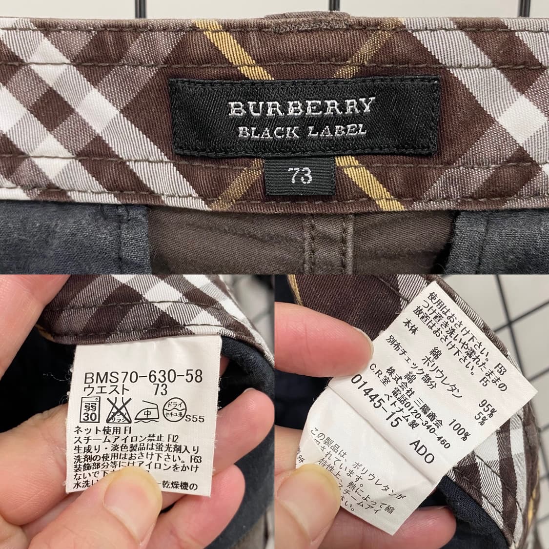 버버리 블랙라벨 카고 하프 팬츠 상품이미지7