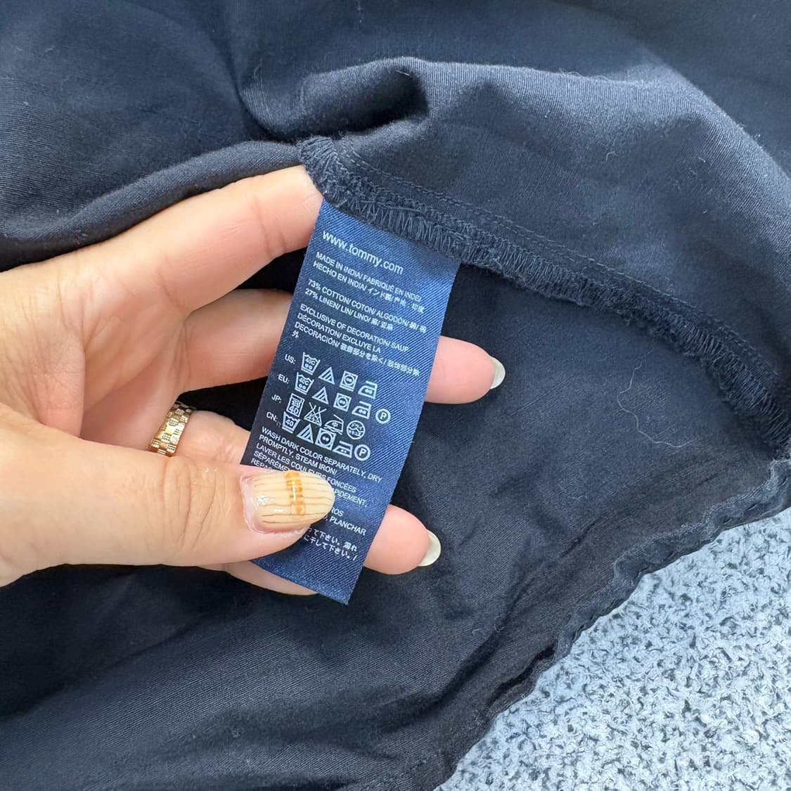 M 타미히피거 여성 민소매 셔츠 원피스 0420J 상품이미지4