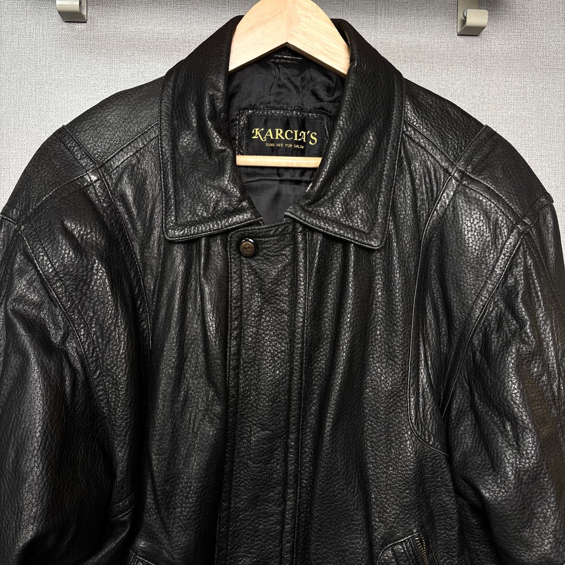 램스킨 봄버자켓 상품이미지3