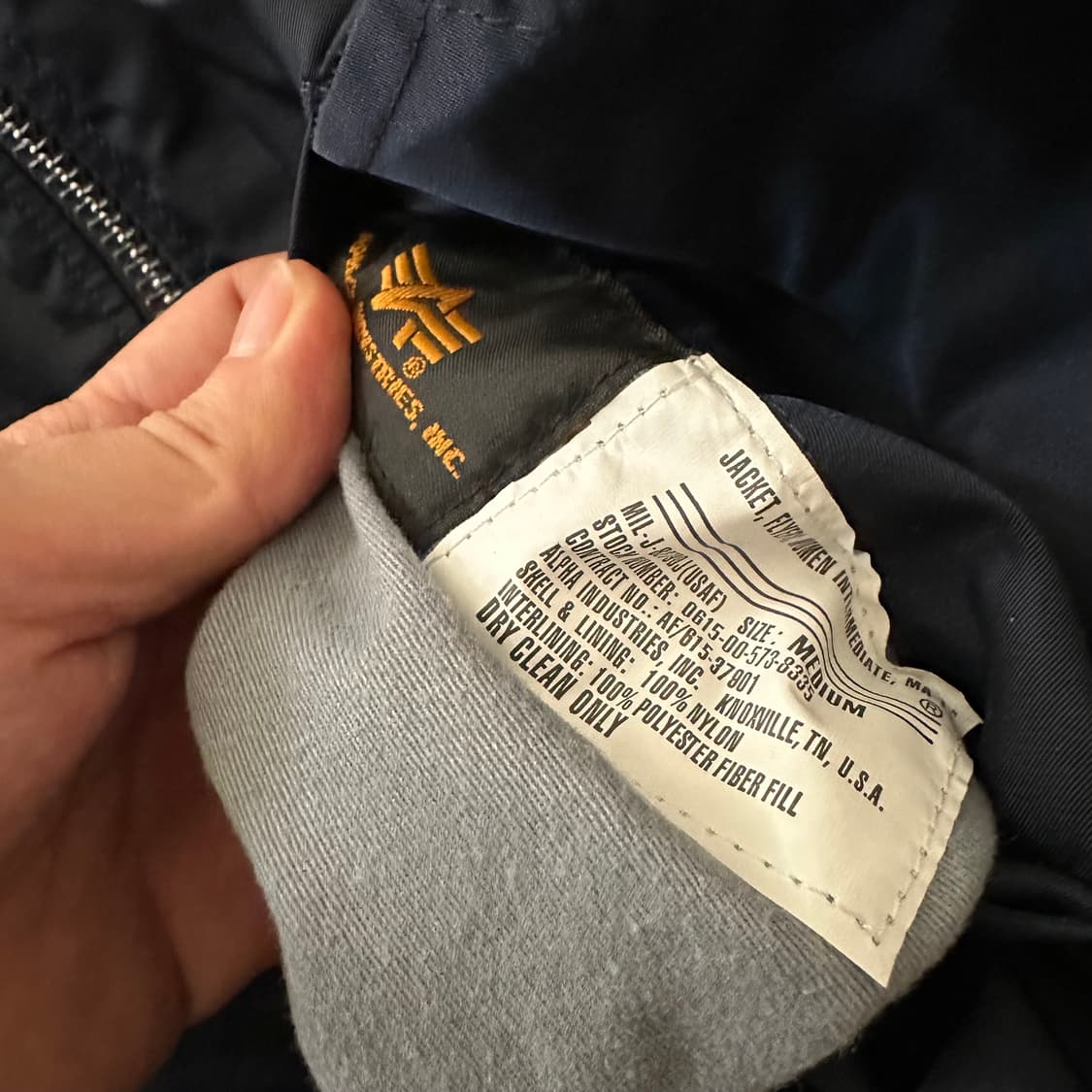 알파 alpha ma-1 봄버 자켓 상품이미지7