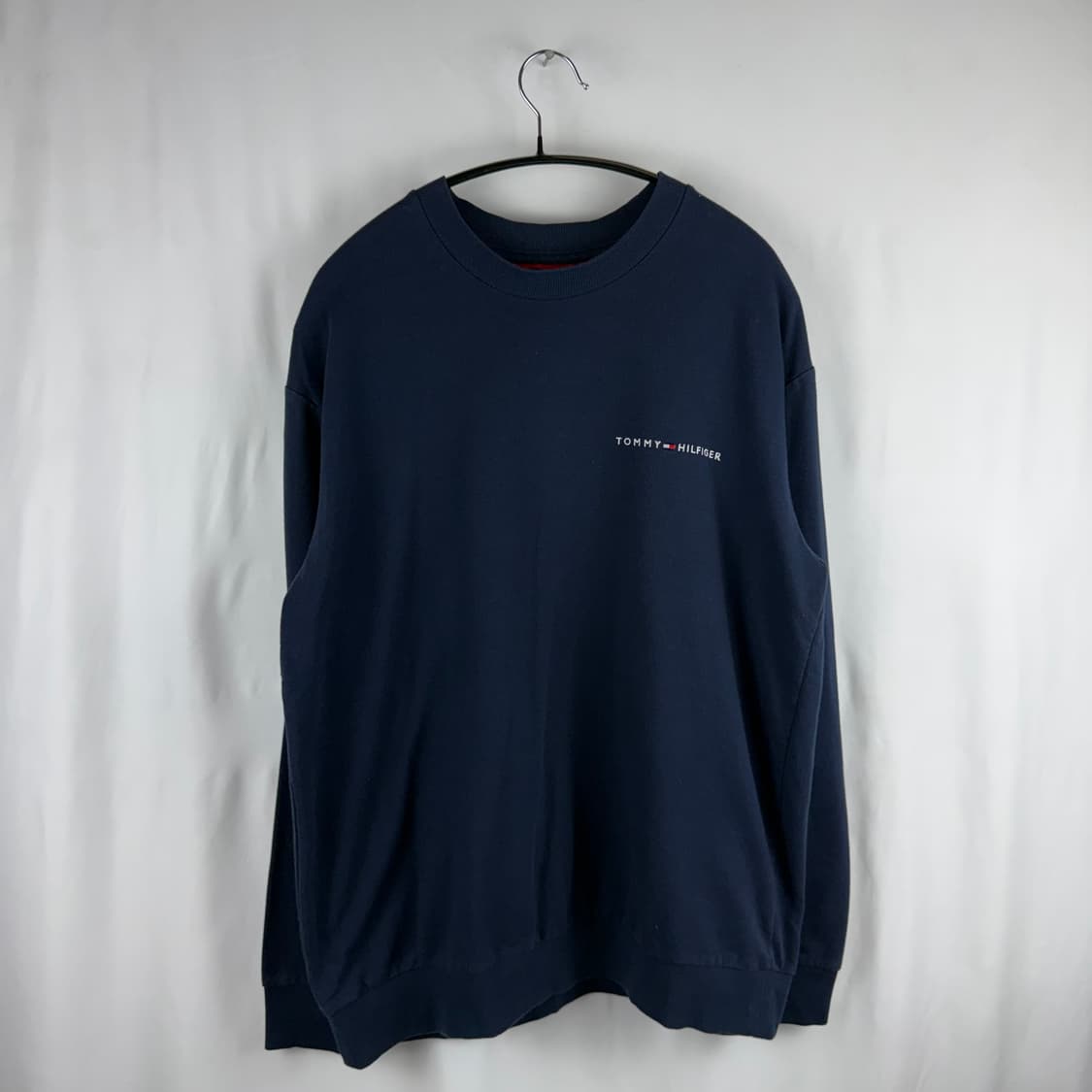 L) 타미힐피거 스몰로고 긴팔 티 네이비 상품이미지2