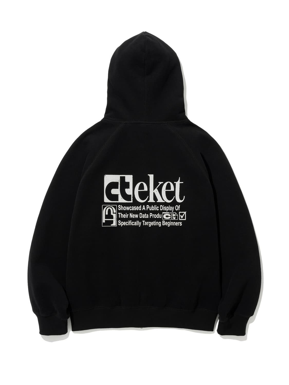 테켓 후드집업 블랙 L Plan Zip-Up Hoodie Black  상품이미지2