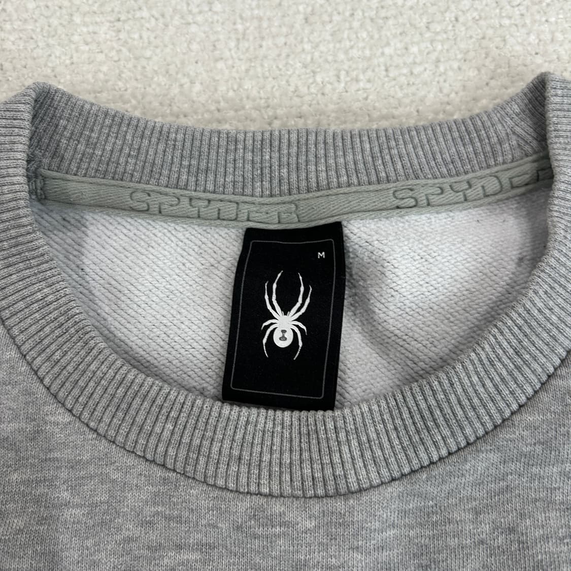 스파이더 그레이 맨투맨  상품이미지2