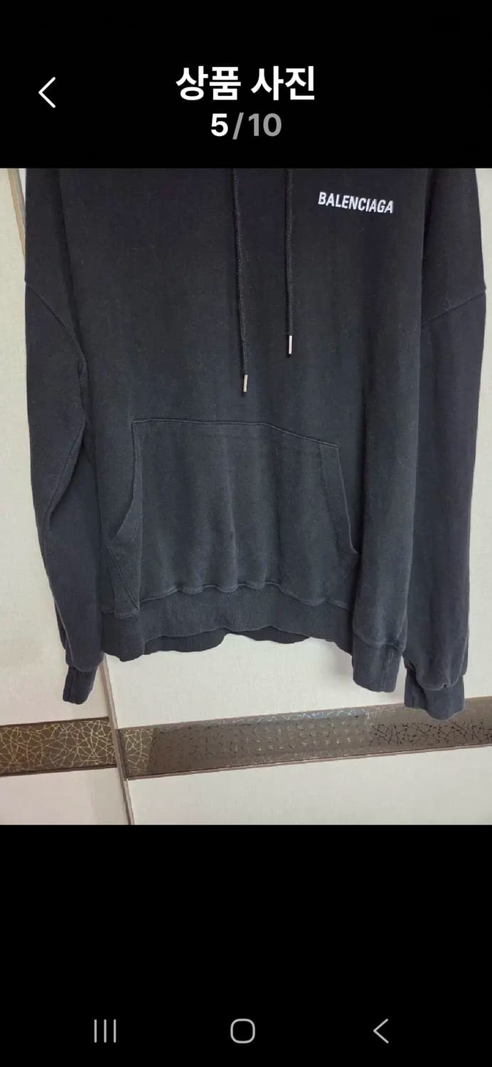 [중고]발렌시아 후드티 105이상 상품이미지5