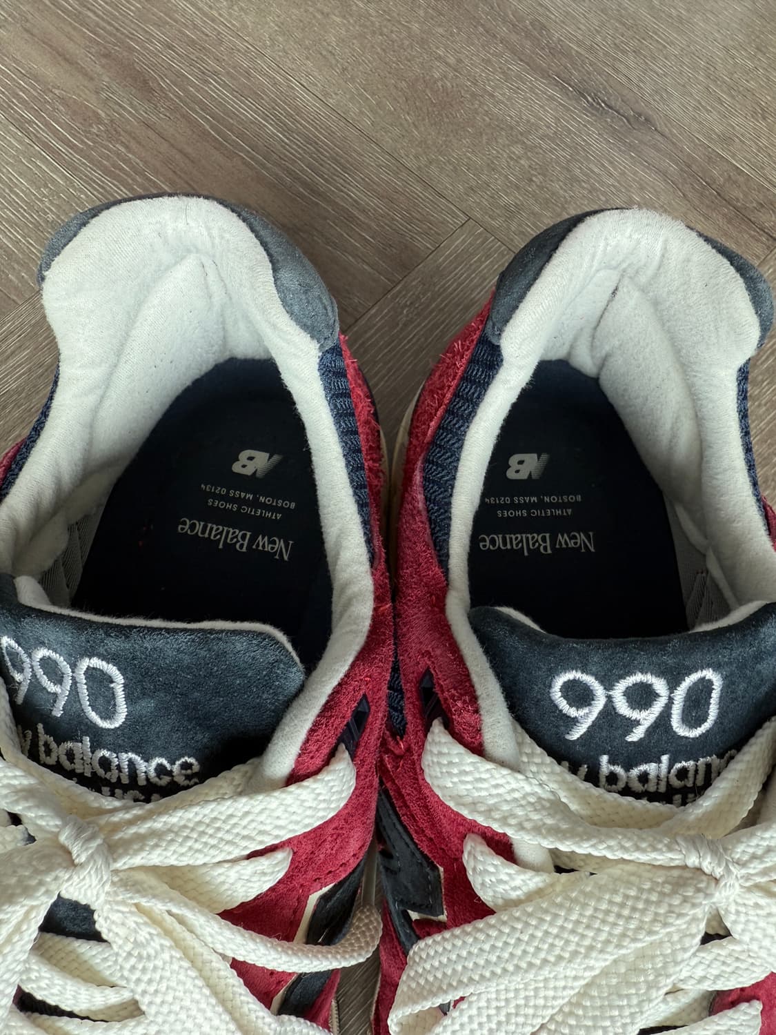 뉴발란스 990v2 크리센티넘 네이비 사이즈280 M990AD2 상품이미지6