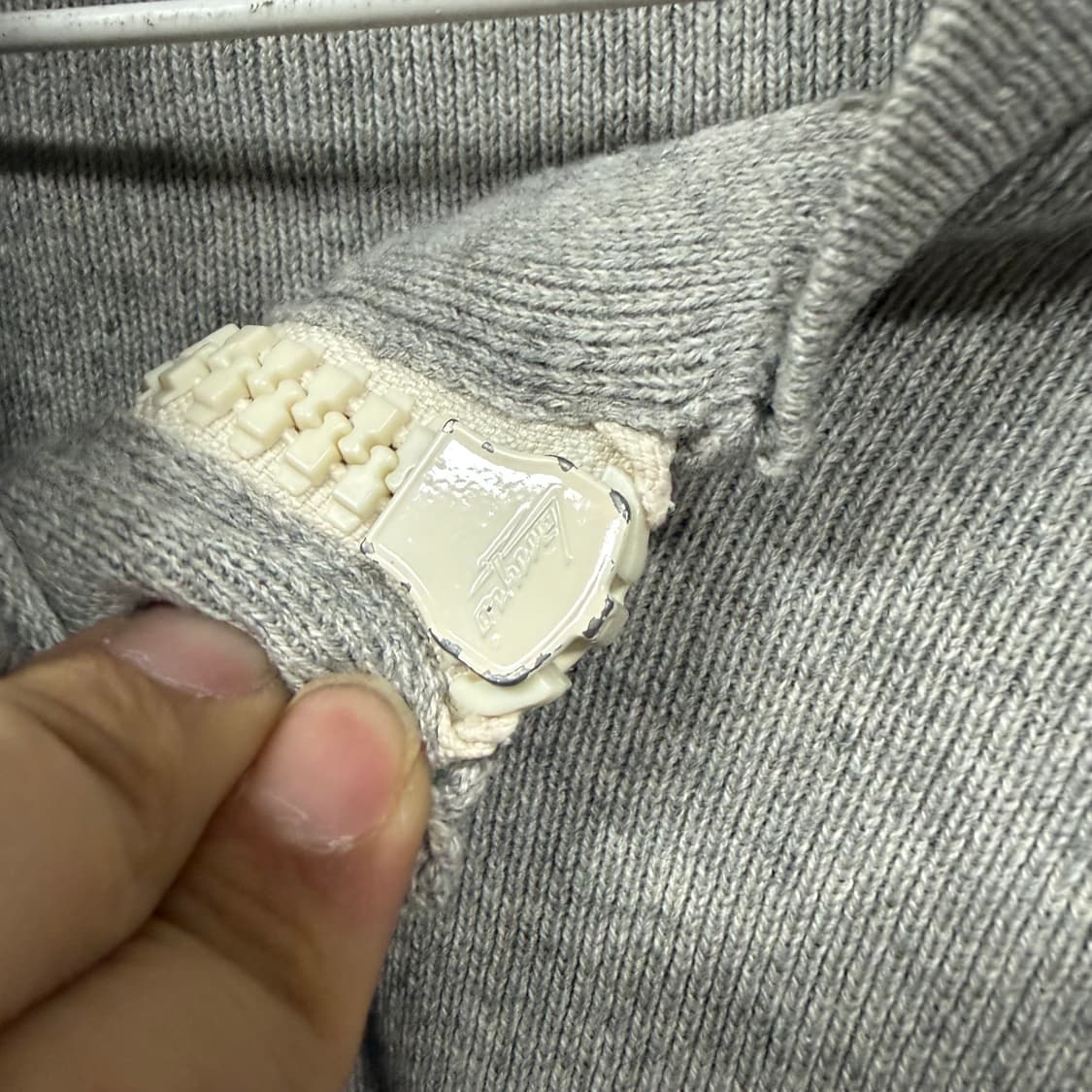 밴드오브아웃사이더스 크루넥 니트집업  상품이미지4